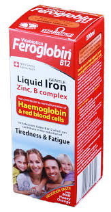 Feroglobin syrup 200ml (Folic Acid, Iron, Vit B12, B6, Zinc)